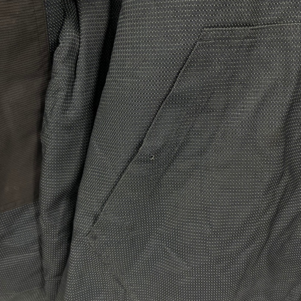 Banana Republic Mens XL Blue Textured Half Zip Anorak Fleece Lined Jacket Vtg - Picture 4 of 13
